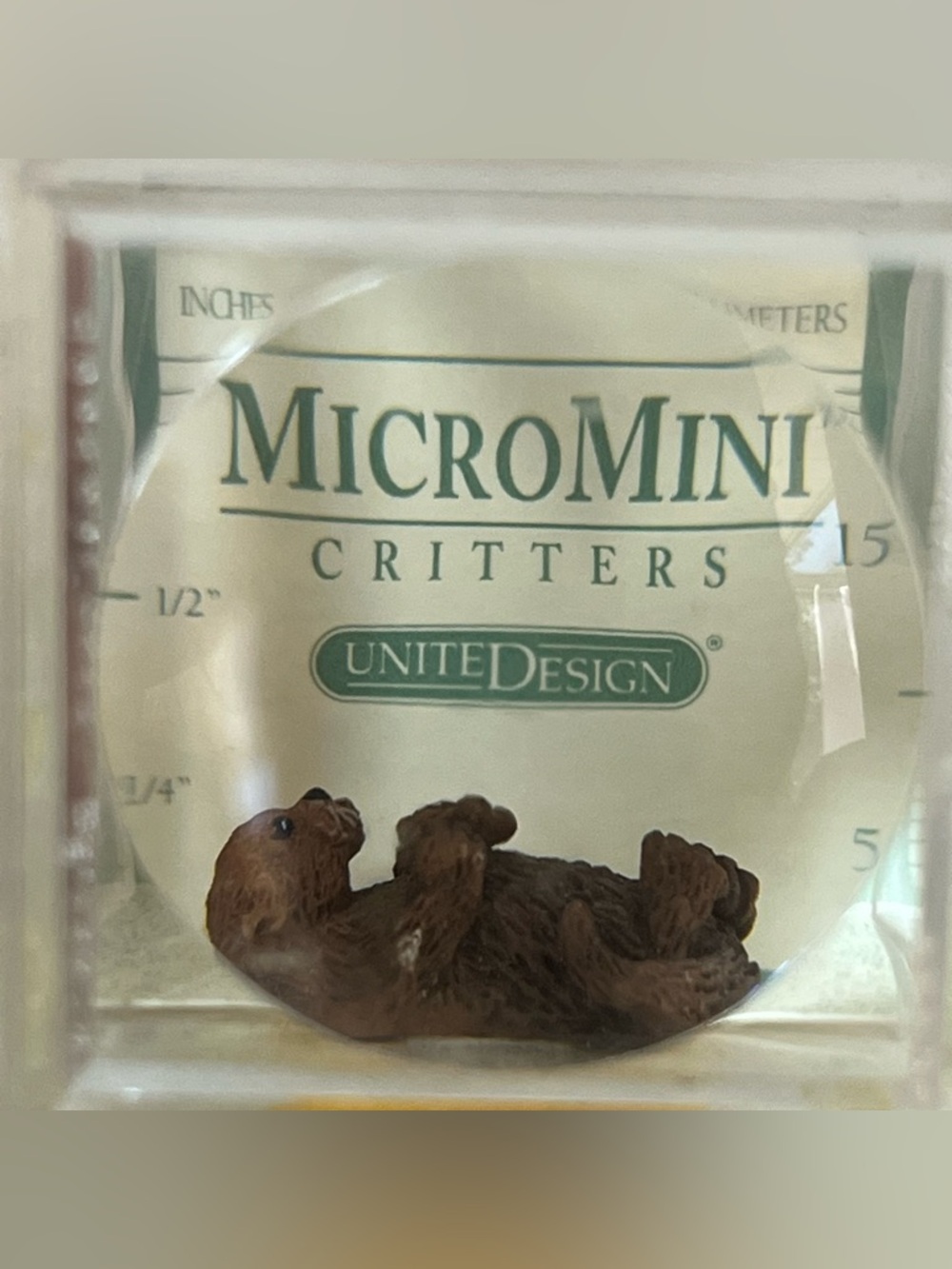Vintage 1992 Sea Otter Micromini Critters Figurine